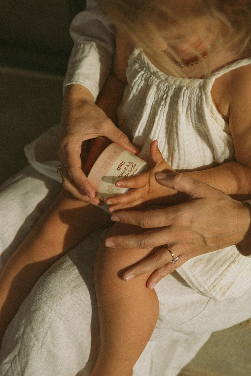 Natürlicher Babybalsam-Soufflé - Babycreme für trockene Stellen - Bio - Kenko