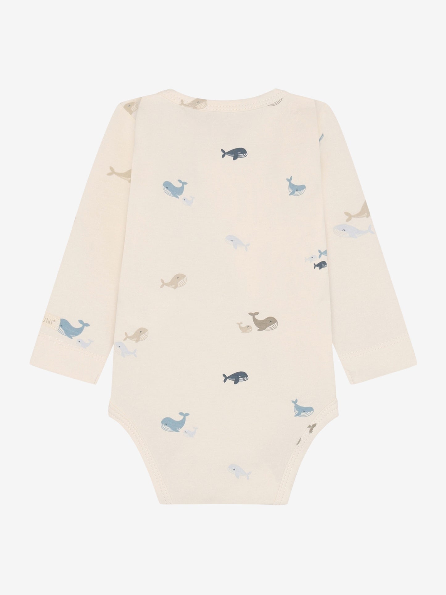 Envelope romper - Organic cotton - Arctic Ice/Whales - Fixoni