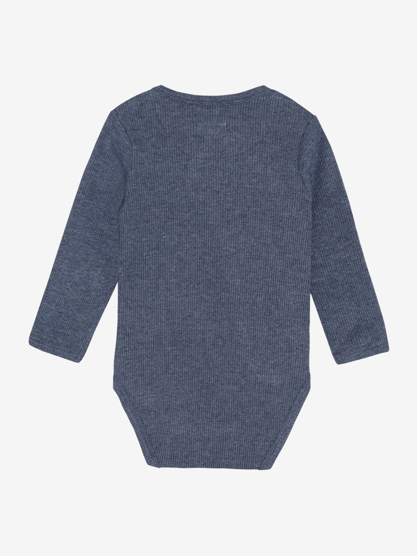 Wrap romper - Modal/cotton - Dark blue/Vintage Indigo Melange - Fixoni