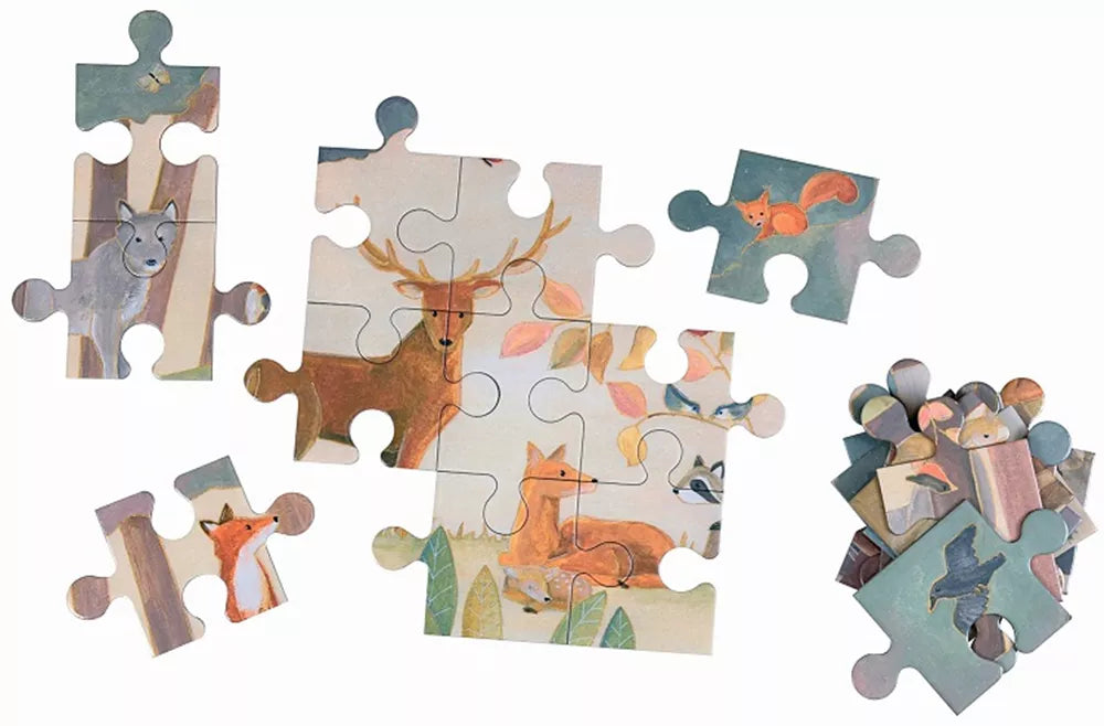 Bodenpuzzle 40 Teile Wald – 80x35 cm – ab 3 Jahren – Egmont Toys