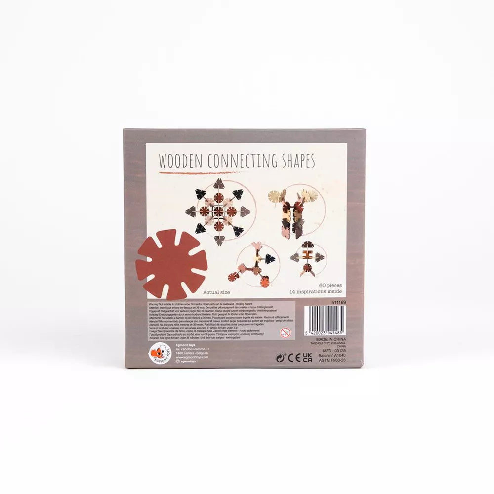 Wooden Connecting Shapes - 3+ years - Egmont Toys