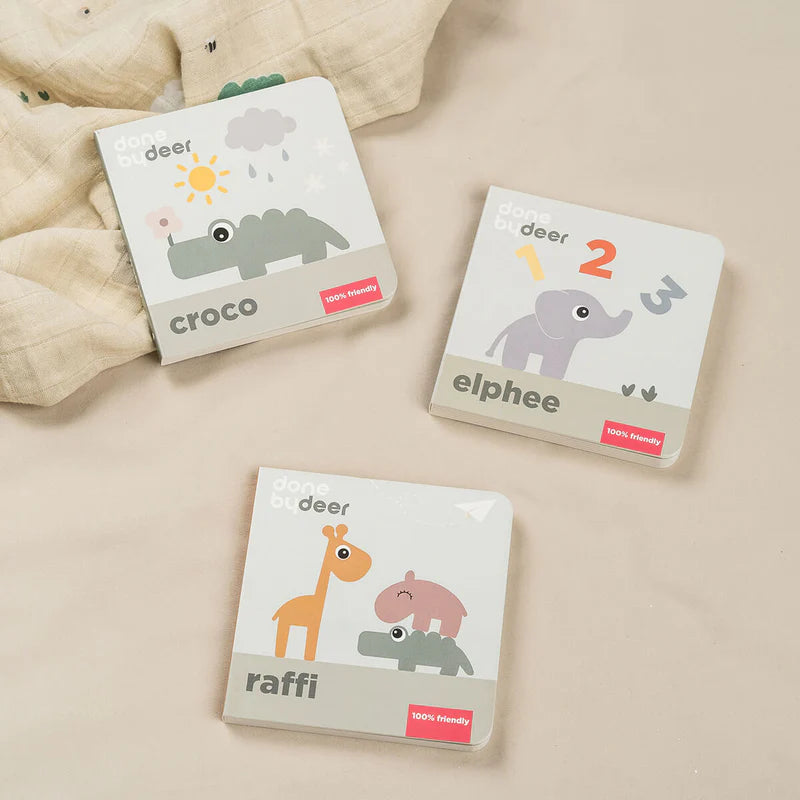 Büchlein „Freunde“ – Board book Friends – Raffi – Colour mix – Done by Deer