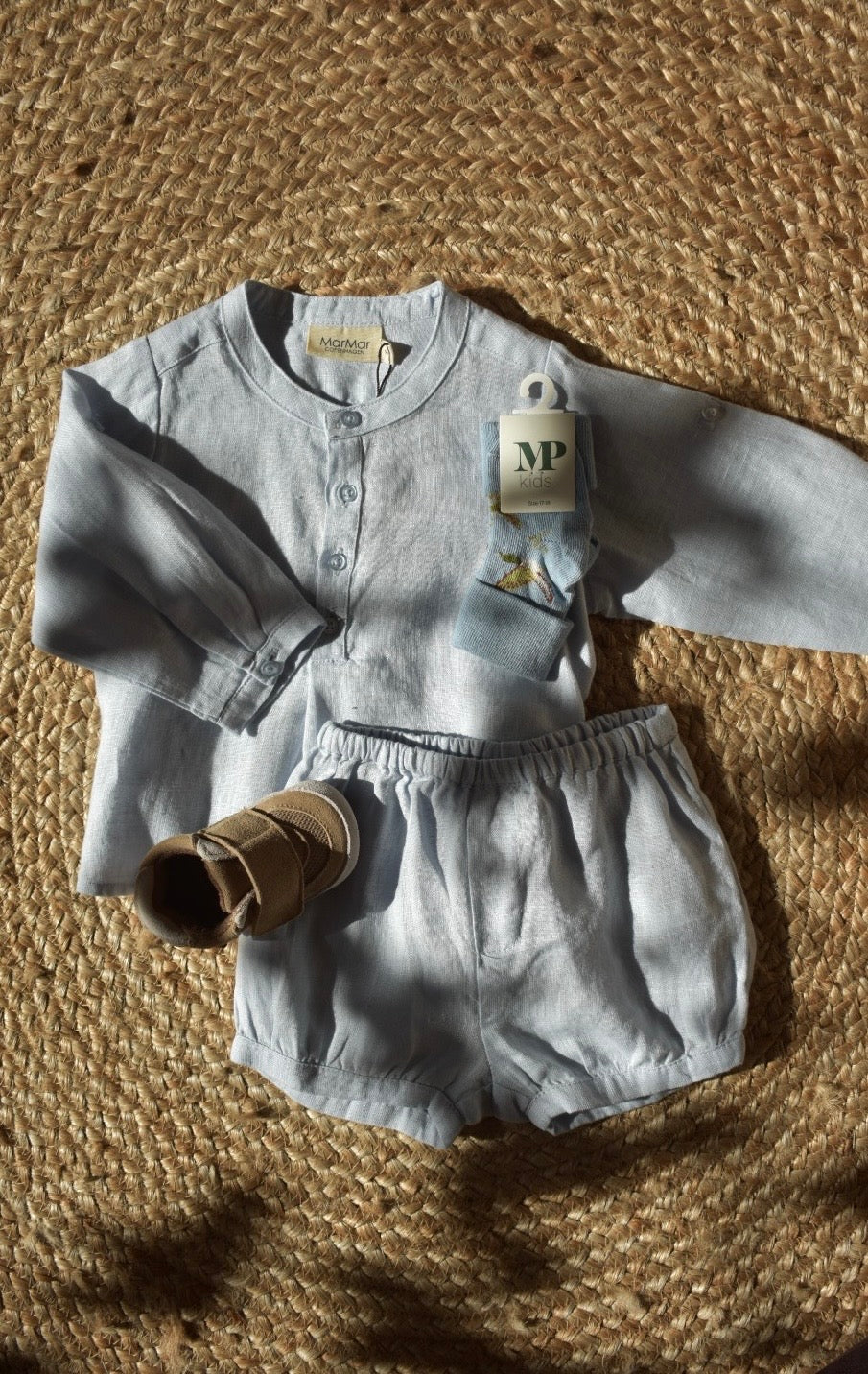 Leinentop Totoro - Blue mist/Blau - MarMar Copenhagen