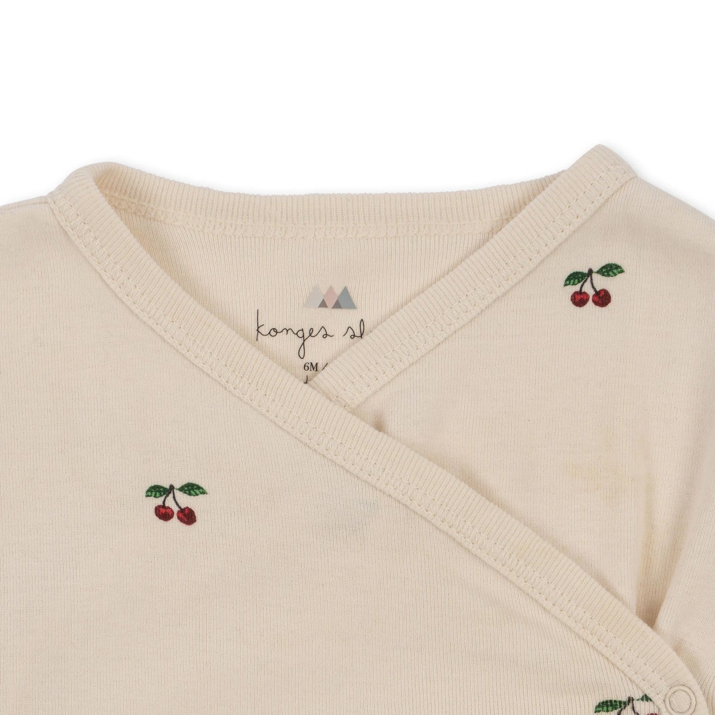 Overslag Romper Cherry - Biologisch Katoen - Newborn body - GOTS Gecertificeerd - Konges Sløjd (Copy)