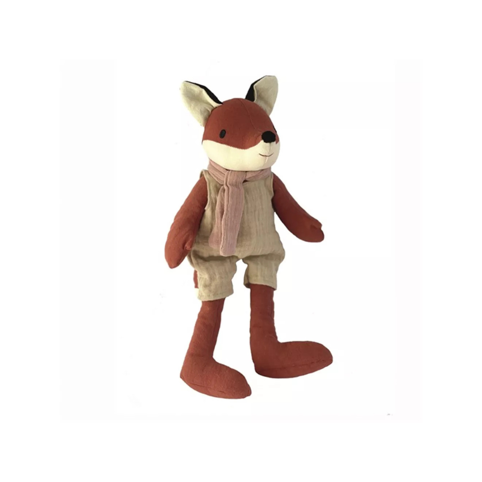 Gebreide Knuffel Vos Alphonse - Katoen - 0+ jaar - Egmont Toys