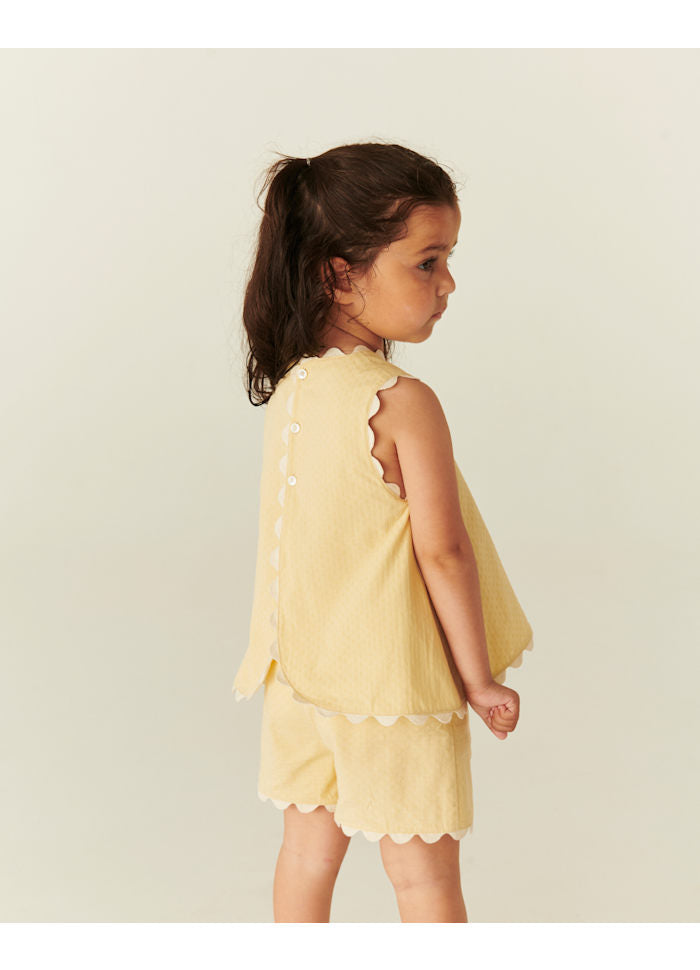 Top & broekje set - Deco top & shorts set - Biologisch katoen - Copenhagen Colors