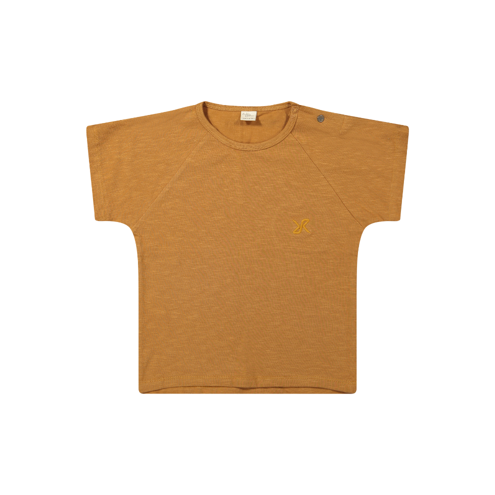 T-shirt Jules - Biologisch katoen - Jersey brown/Bruin - Riffle Amsterdam
