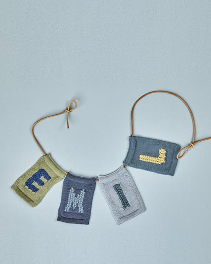 SmallStuff - Knitted Letters AM - Knitted flags