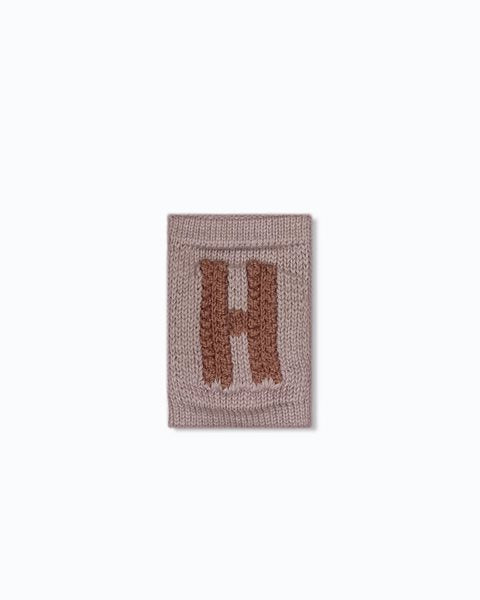 Gebreide letter vlaggetjes A-M - Knitted Letters - Roze tinten - SmallStuff