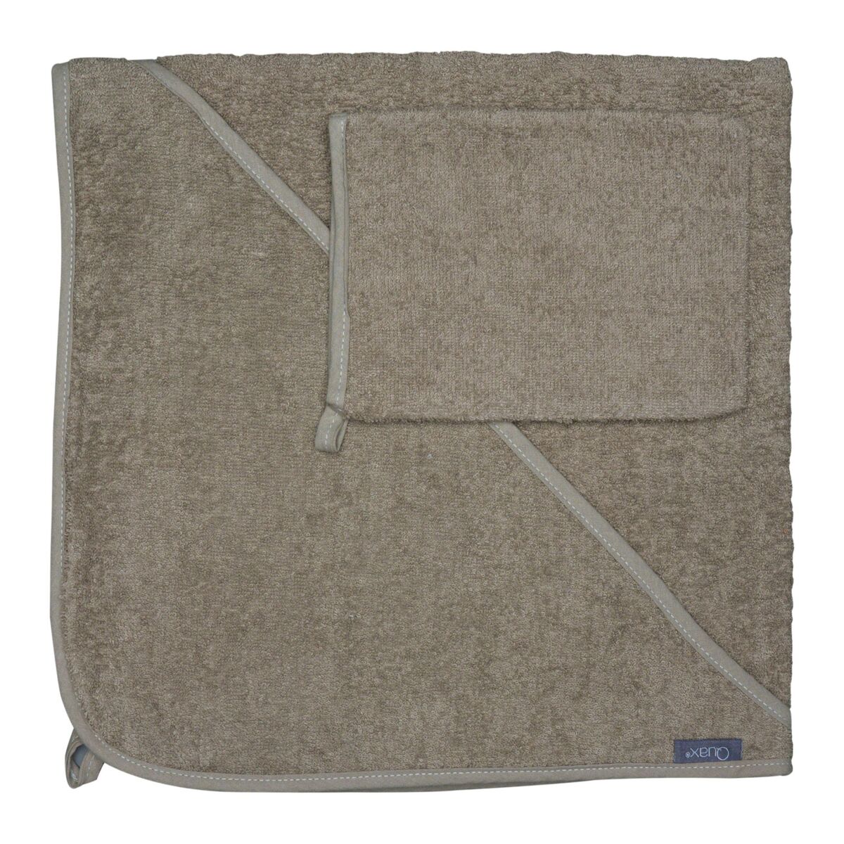 Badcape en Washandje - Badstof - Quax