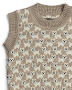 Gebreide spencer hondjes - Nature Melange Dogs – 100% merinowol - SmallStuff