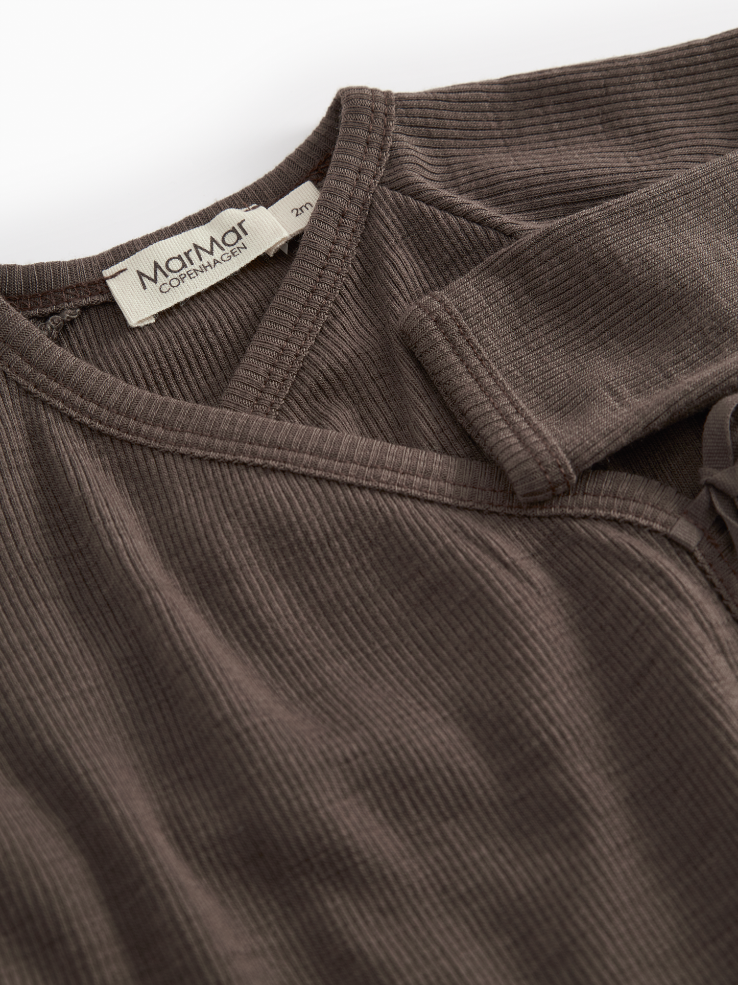 Wrap romper - Belita Wool rib - Merino wool - MarMar Copenhagen