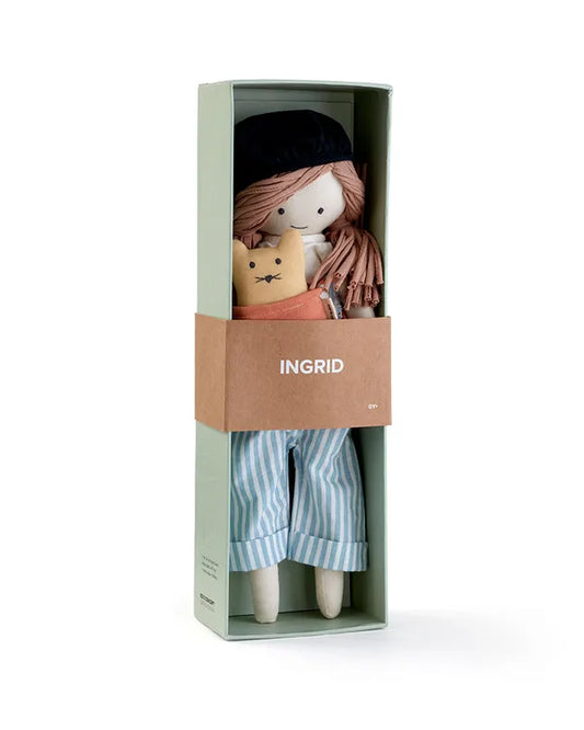 Soft girl doll - Doll Ingrid - Cotton - Kid's Concept