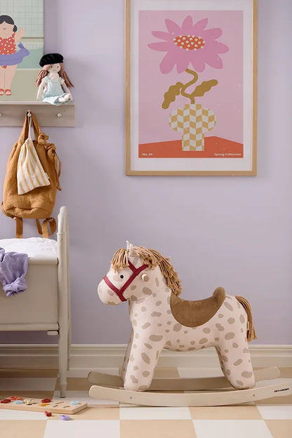 Schaukelpferd Dotty Aiden – Schaukelpferd – Beige/Weiß – Kid’s Concept