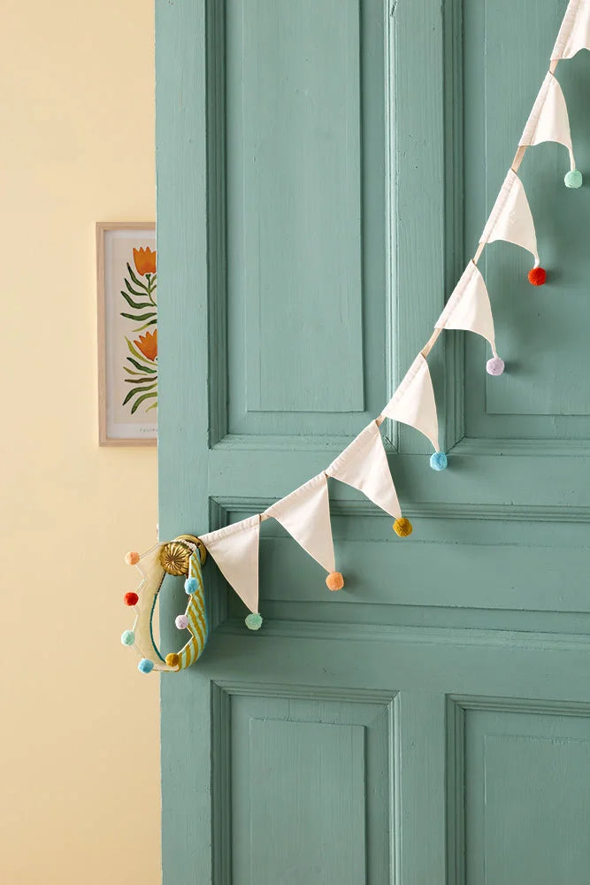 Geburtstagsgirlande mit austauschbaren Ziffern – Bio-Baumwolle – 300 cm – Kid's Concept