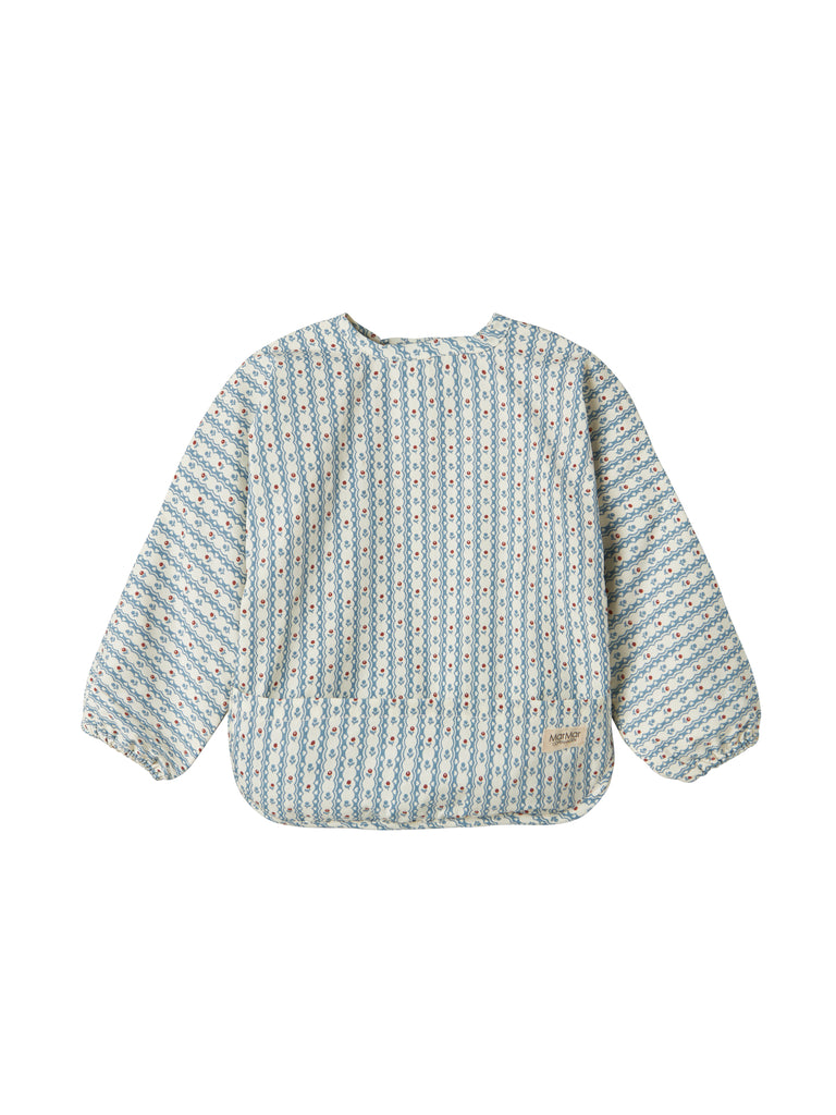 Lätzchen mit langen Ärmeln – Apron LS – Baumwolle – Floral Stripe – MarMar Copenhagen