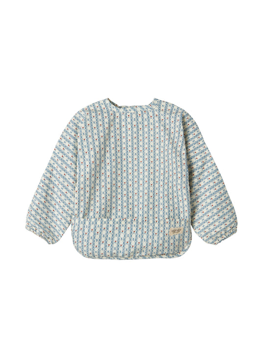 Lätzchen mit langen Ärmeln – Apron LS – Baumwolle – Floral Stripe – MarMar Copenhagen