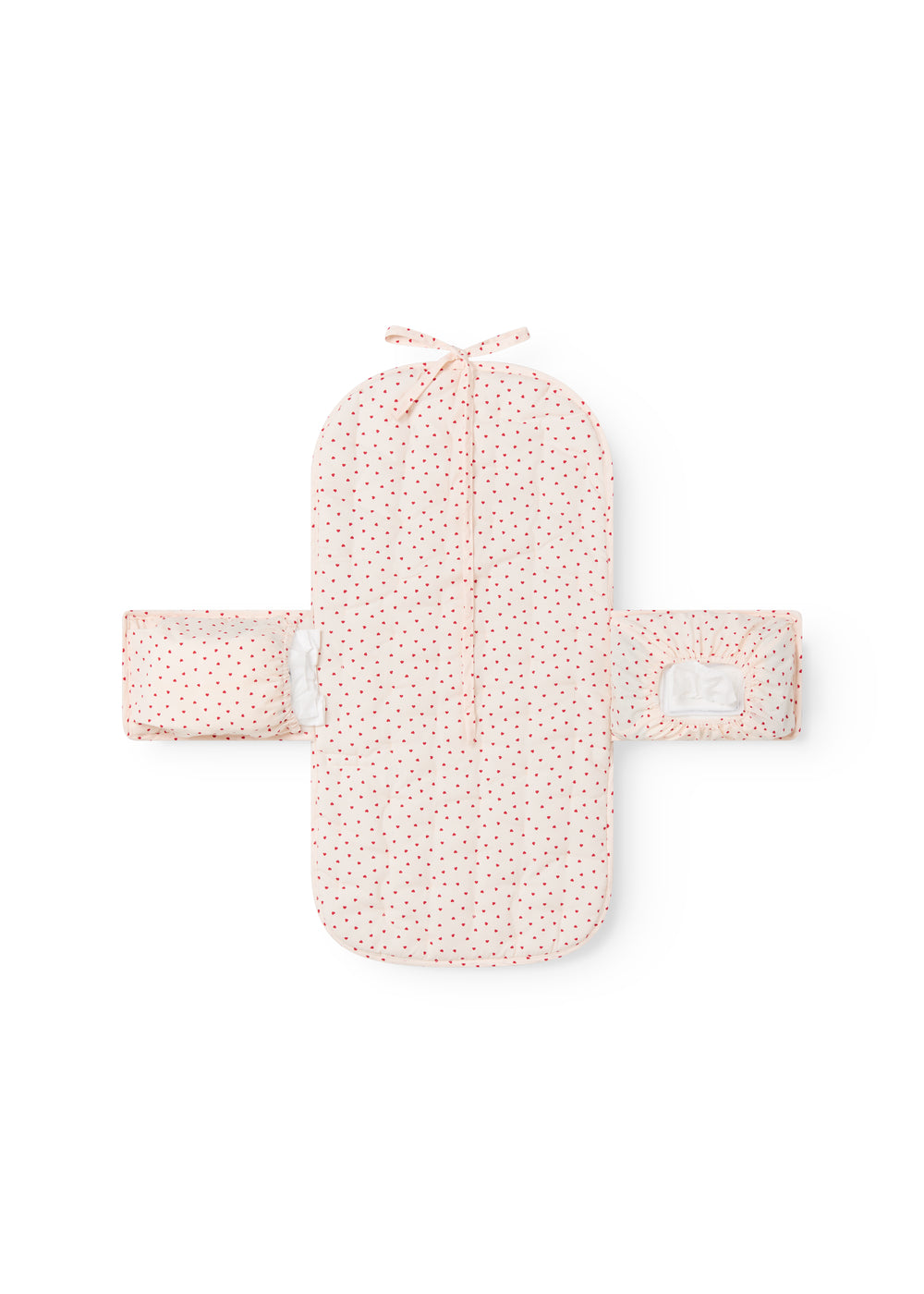 Wickelunterlage - Bio-Baumwolle - Happy Hearts - MarMar Copenhagen