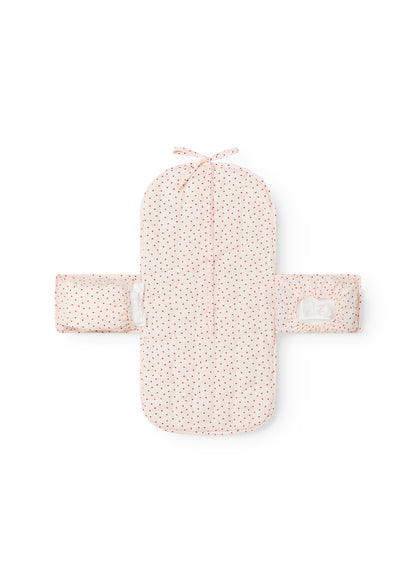 Wickelunterlage - Bio-Baumwolle - Happy Hearts - MarMar Copenhagen