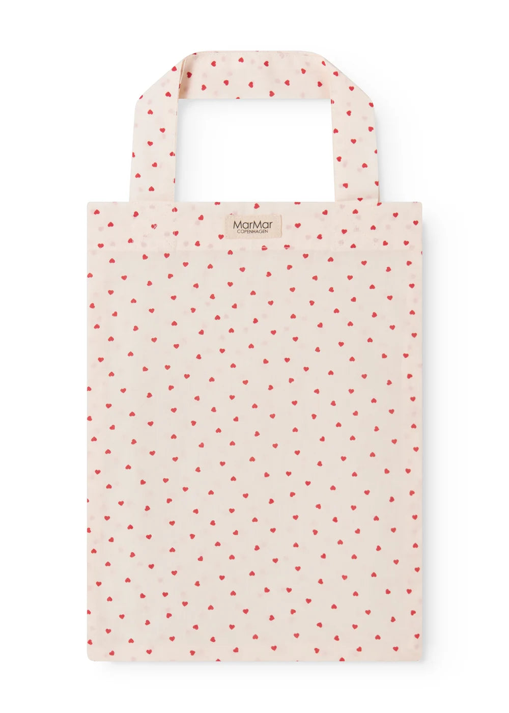 Bed Linen – Scallop Junior Happy Hearts – En coton biologique – Housse de couette junior avec bord ondulé festonné – 100 × 140 cm – MarMar Copenhagen