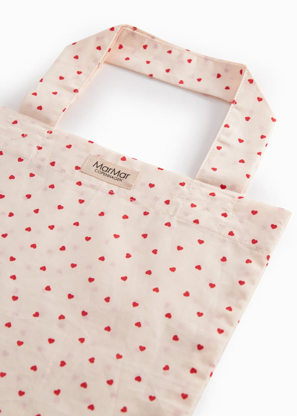 Bed Linen – Scallop Junior Happy Hearts – En coton biologique – Housse de couette junior avec bord ondulé festonné – 100 × 140 cm – MarMar Copenhagen