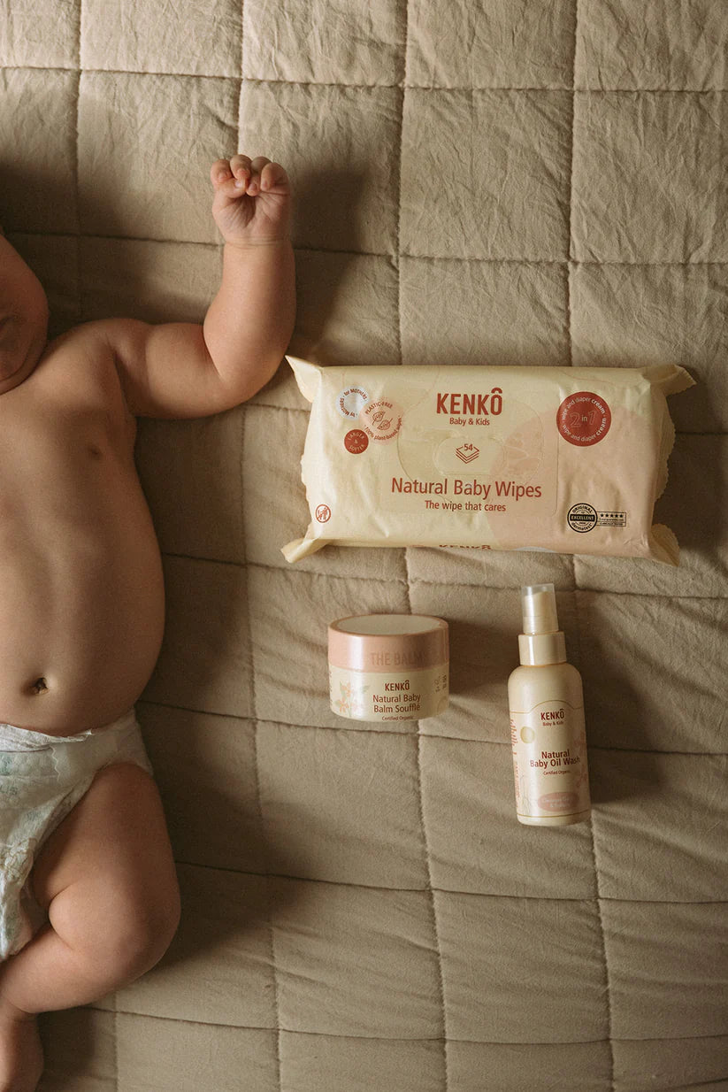 Natürliches Baby-Waschöl - Baby-Waschöl - Bio - Kenkô