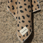 Leopard Merino Biniblanket – Wiegdeken - 100% merinowol - 75×100 cm – BINIBAMBA