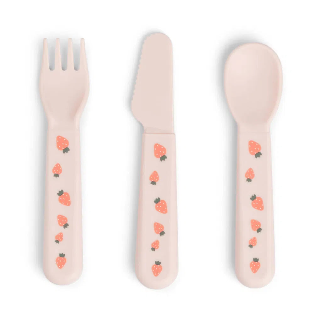Cutlery set - Foodie cutlery set - Tiny farm - Powder - Done by Deer