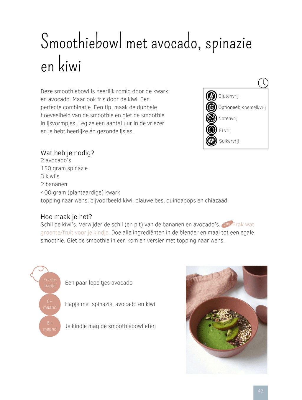 Groente voor kids – Healthy Family Cookbook with 100 Recipes for Babies, Toddlers & the Whole Family – STERK & ZOET