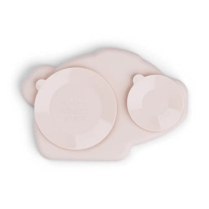 Silikon Stick&Stay Teller - Saugnapfteller Pigee - Powder - Done by Deer