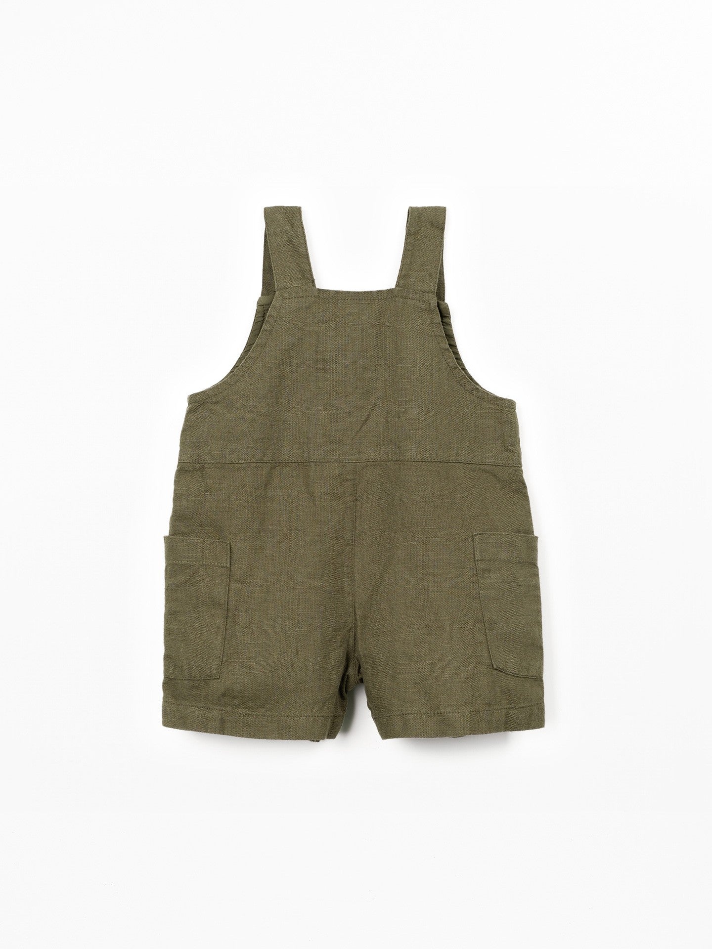 Linnen jumpsuit met verstelbare bandjes - 100% linnen - Play Up