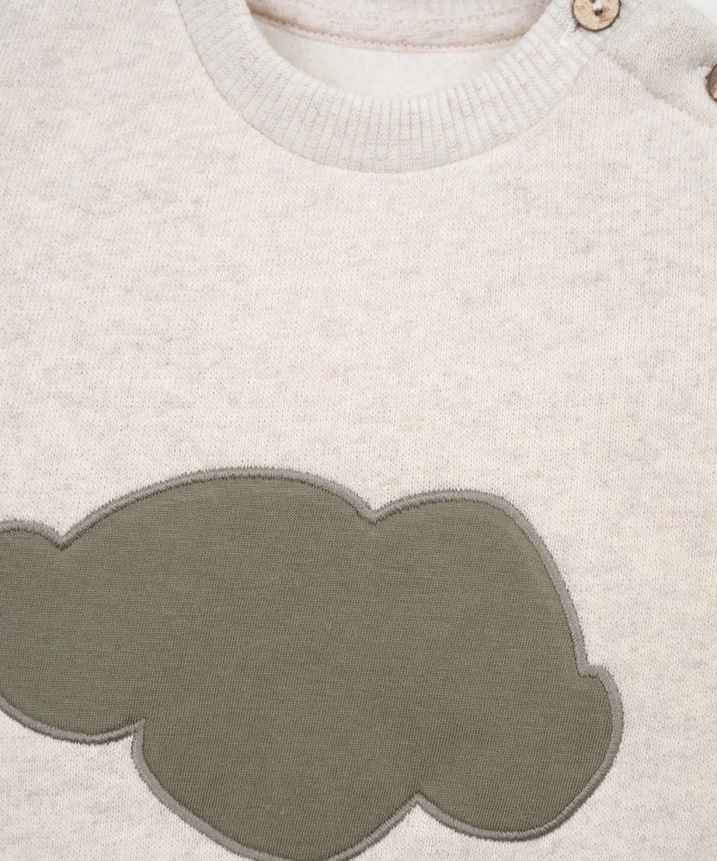 Fleece boxpakje met wolkje - Baggy fit - Katoenmix - Sketches - Play Up