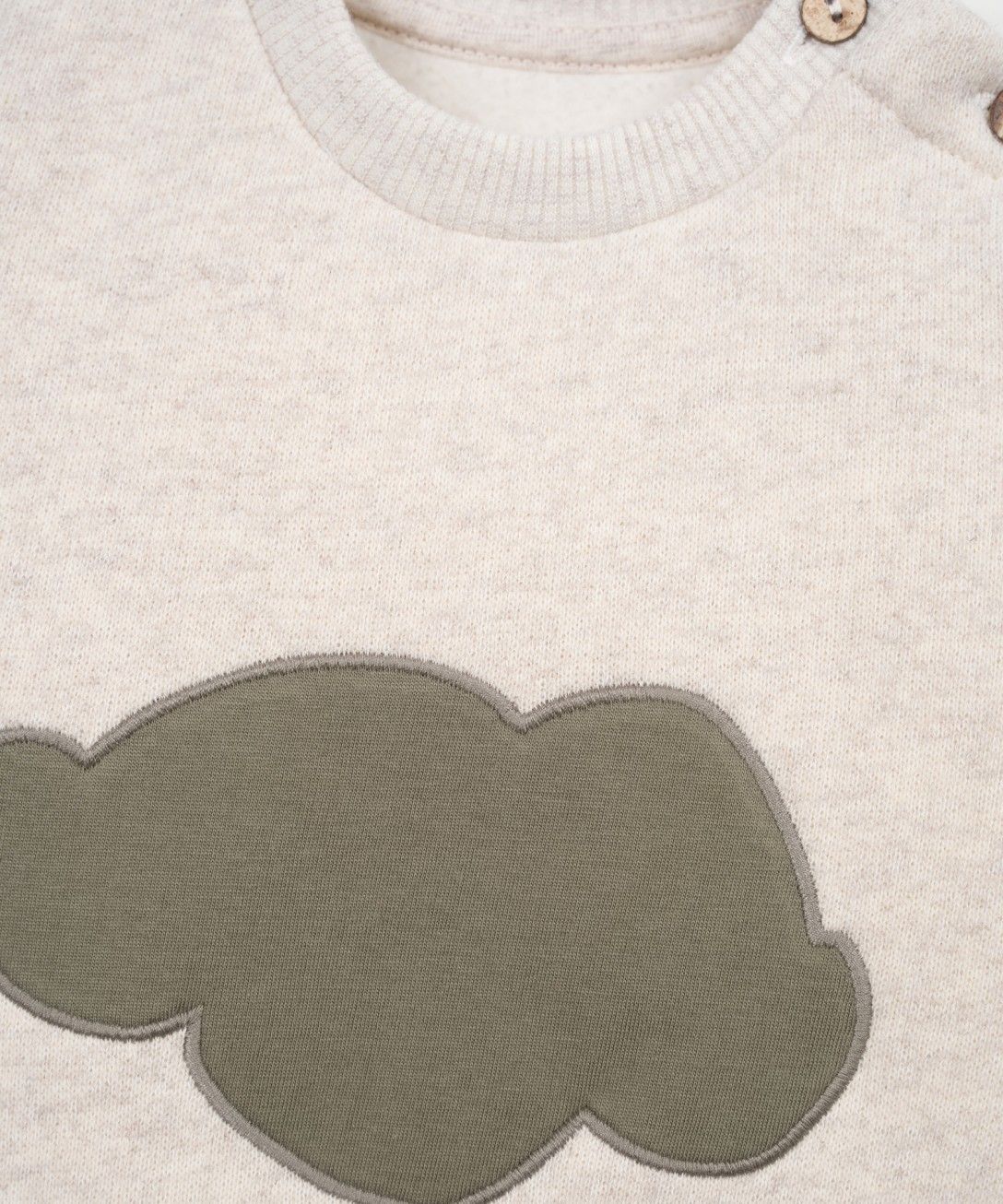 Fleece boxpakje met wolkje - Baggy fit - Katoenmix - Sketches - Play Up