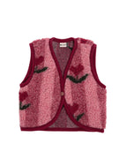 Babyvest Lulu Light Cherry Pattern – 100% wol – Alwero
