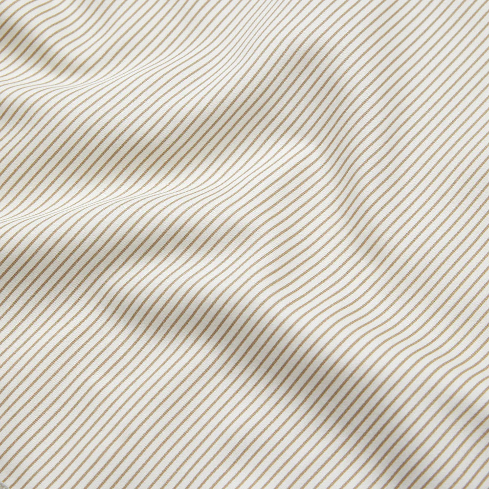 CamCam Copenhagen - Bettwäscheset Junior 100x140cm - Classic Stripes Camel - Bettbezug - 100% Bio-Baumwolle
