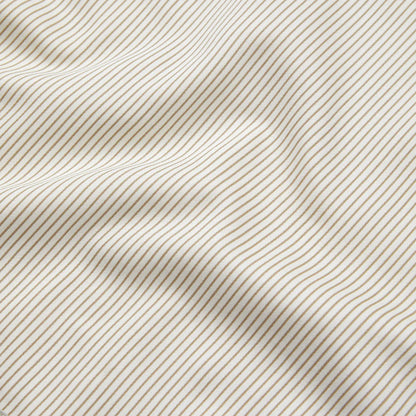 CamCam Copenhagen - Bettwäscheset Junior 100x140cm - Classic Stripes Camel - Bettbezug - 100% Bio-Baumwolle