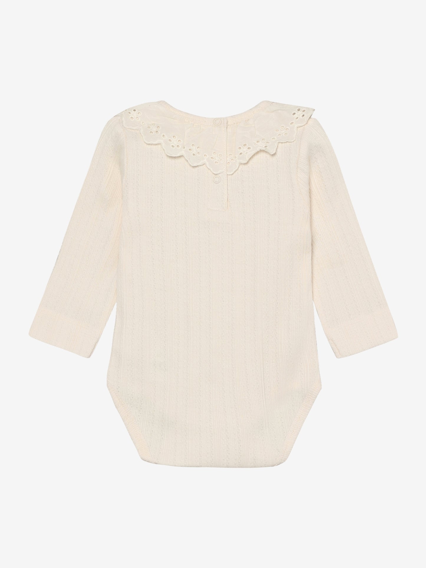 Pointelle romper met kraagje - Katoen - Body LS Pointelle - En Fant