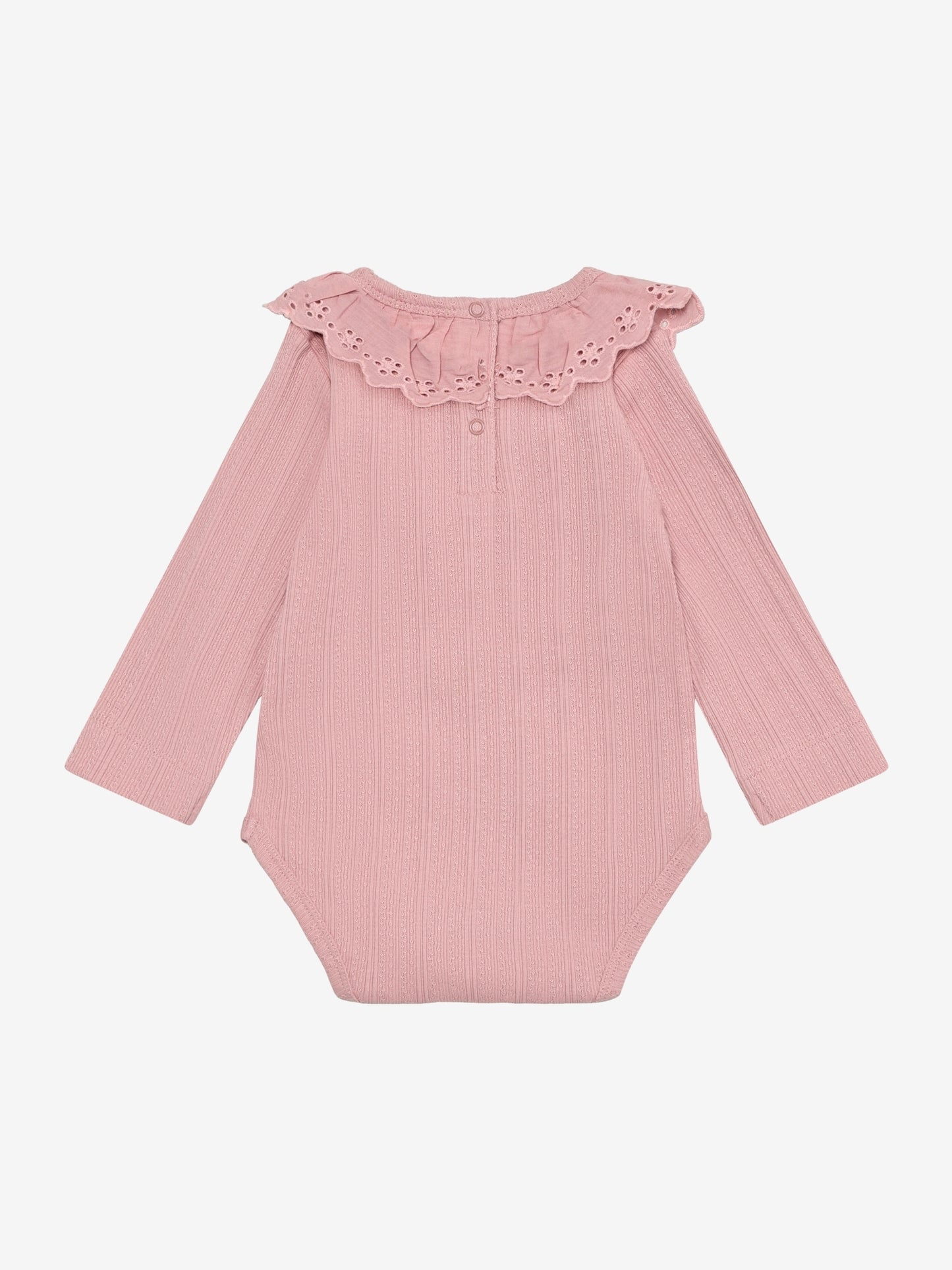 Pointelle romper met kraagje - Katoen - Body LS Pointelle - En Fant