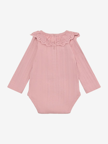 Pointelle romper met kraagje - Katoen - Body LS Pointelle - En Fant