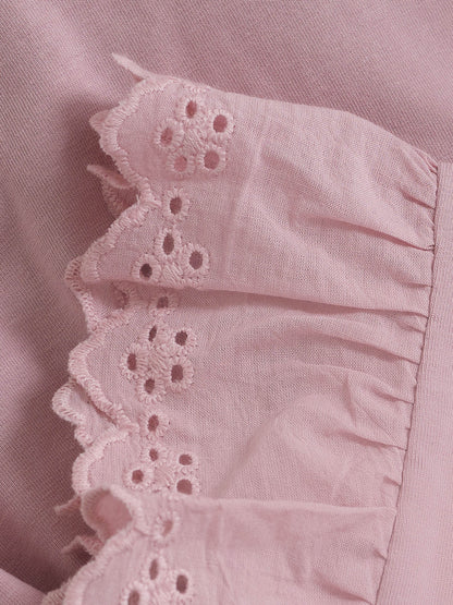 Romper zonder mouw - Katoen - Zephyr/Roze - Romper Solid - En Fant