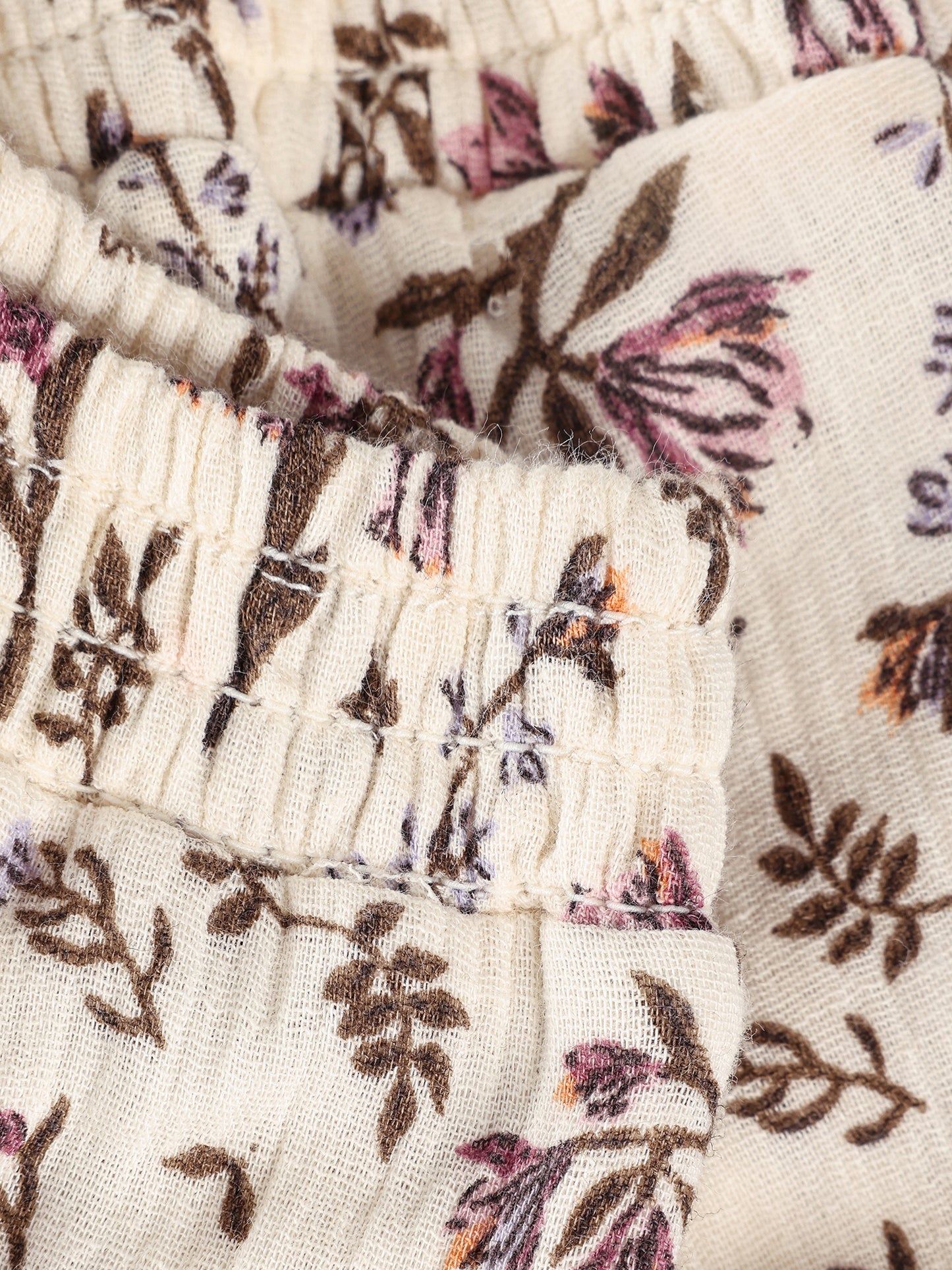 Windelhose mit Blümchen - Baumwollmusselin - Bloomers Floral Woven - En Fant