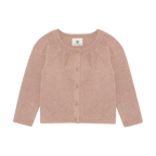 Fijngebreid vest - 100% katoen - Adobe Rose - En Fant