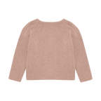 Fijngebreid vest - 100% katoen - Adobe Rose - En Fant