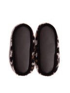 Cloudlet Sloffen – Wollen damespantoffels – Leopard – 100% wol met ecozool – Alwero