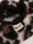 Cloudlet Sloffen – Wollen damespantoffels – Leopard – 100% wol met ecozool – Alwero