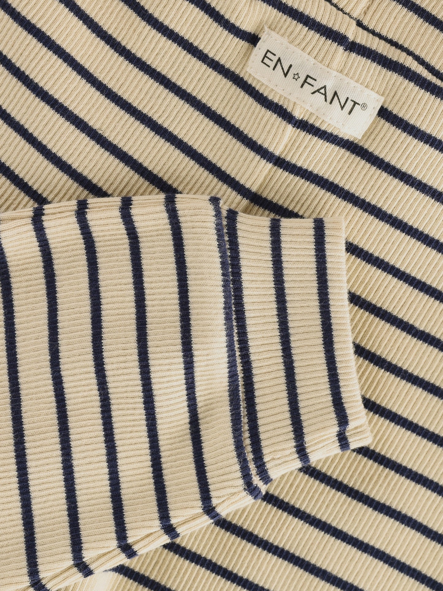 Gestreept Broekje - Rib Stripe Pants - Medieval Blue - Katoen - En Fant