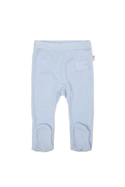 Baby broekje met voetjes - 100% merino wol - Joha