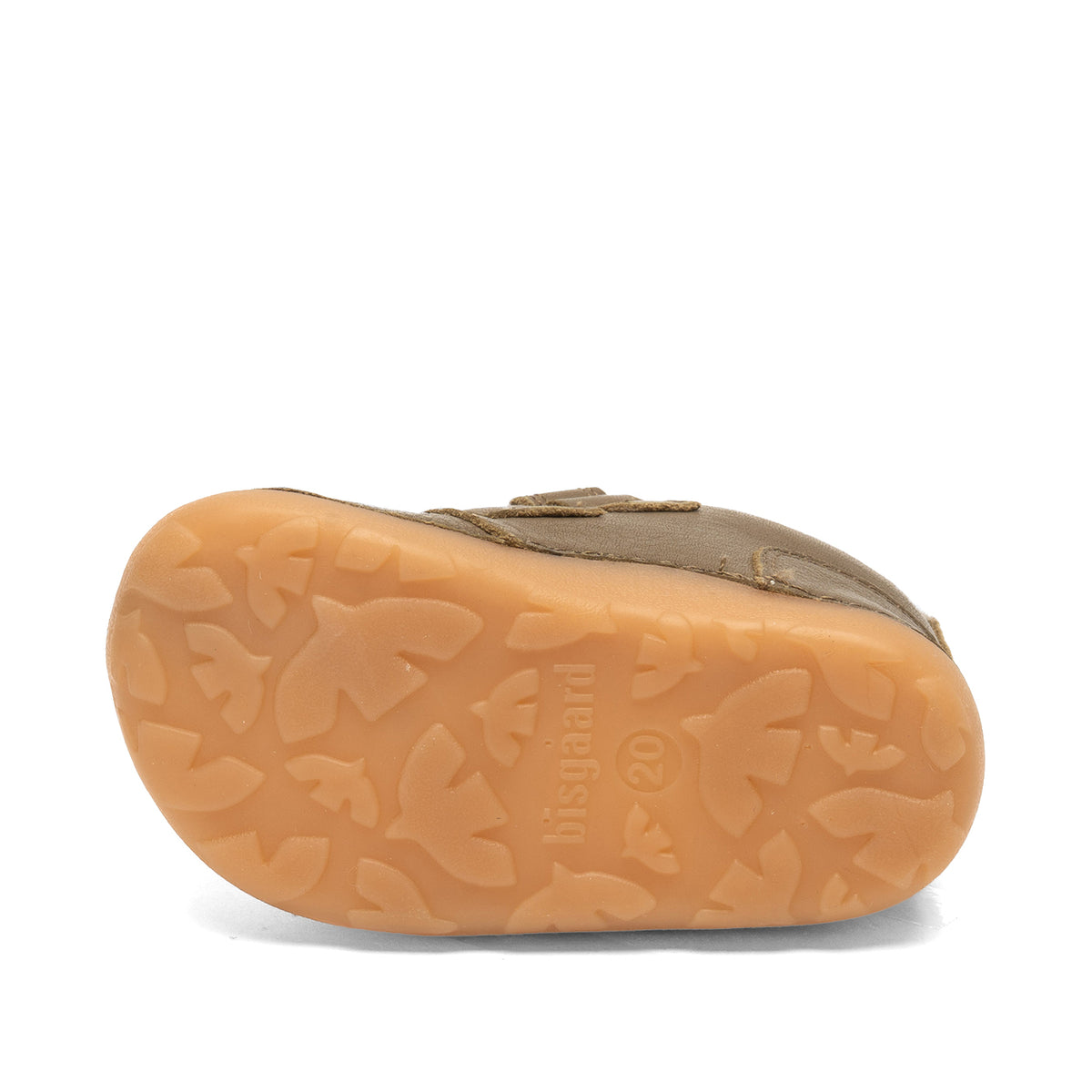 Barefoot Carter Lamb – Khaki – Lamswol gevoerd – Eerste loopschoen – Bisgaard