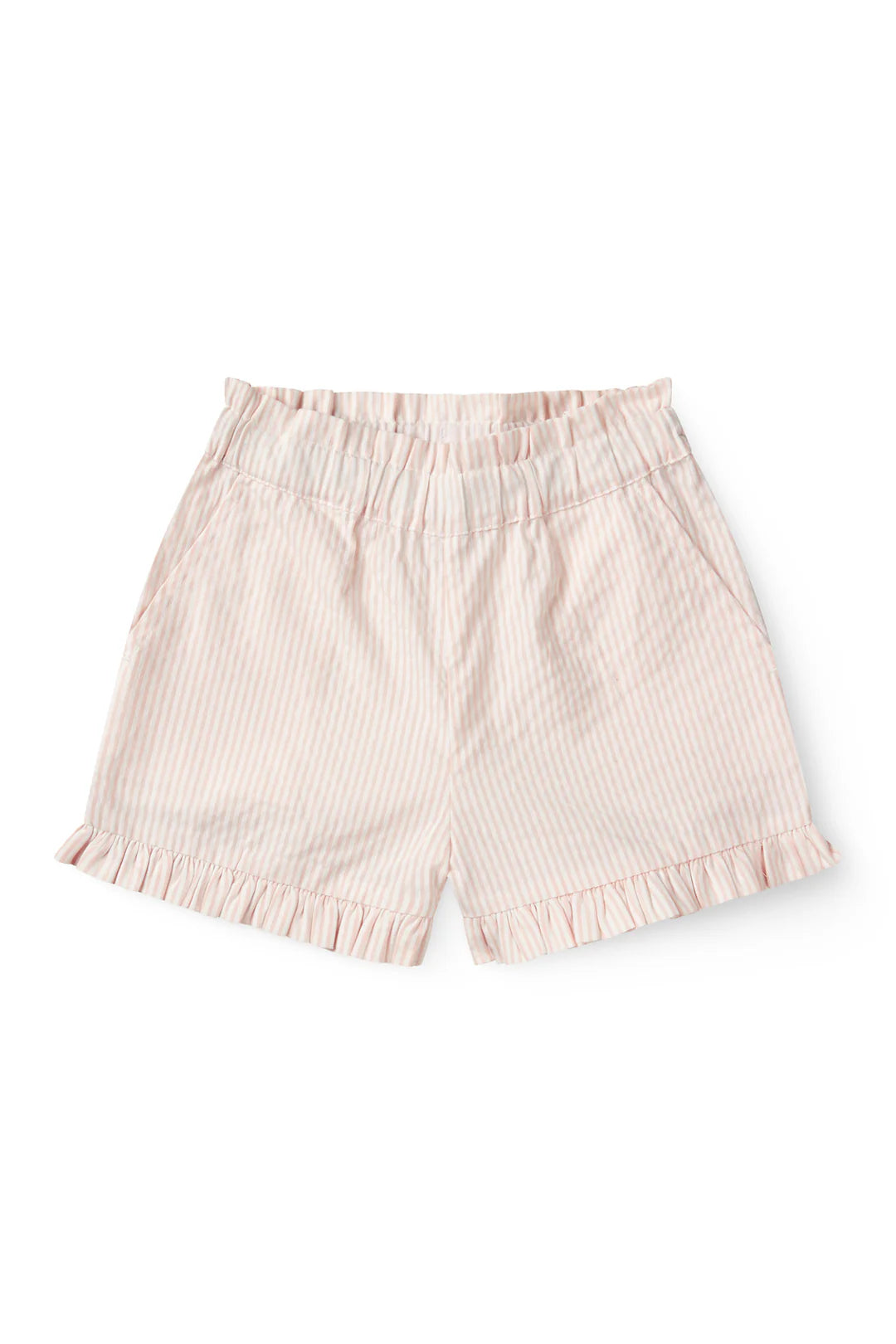 Kurze Hose - Seersucker Short - Dusty Rose mit Cream Stripe - Bio-Baumwolle - Copenhagen Colors