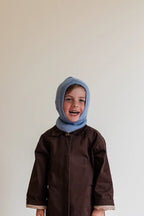 Balaclava Eddy - 100% extra fine Italiaanse merino wol - HVID